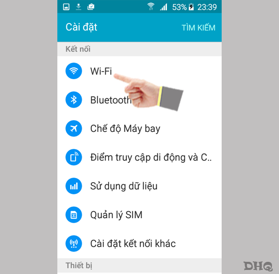 Chọn Wifi